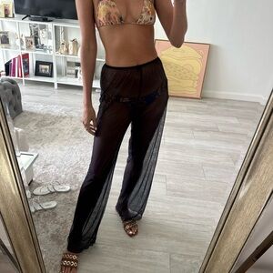 Mesh beach pants. Size small. Navy